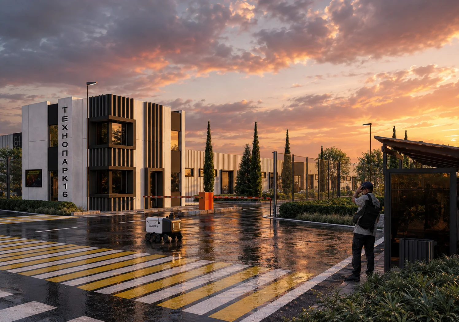 تصور لمنطقة الدخول إلى TECHNOPARK16